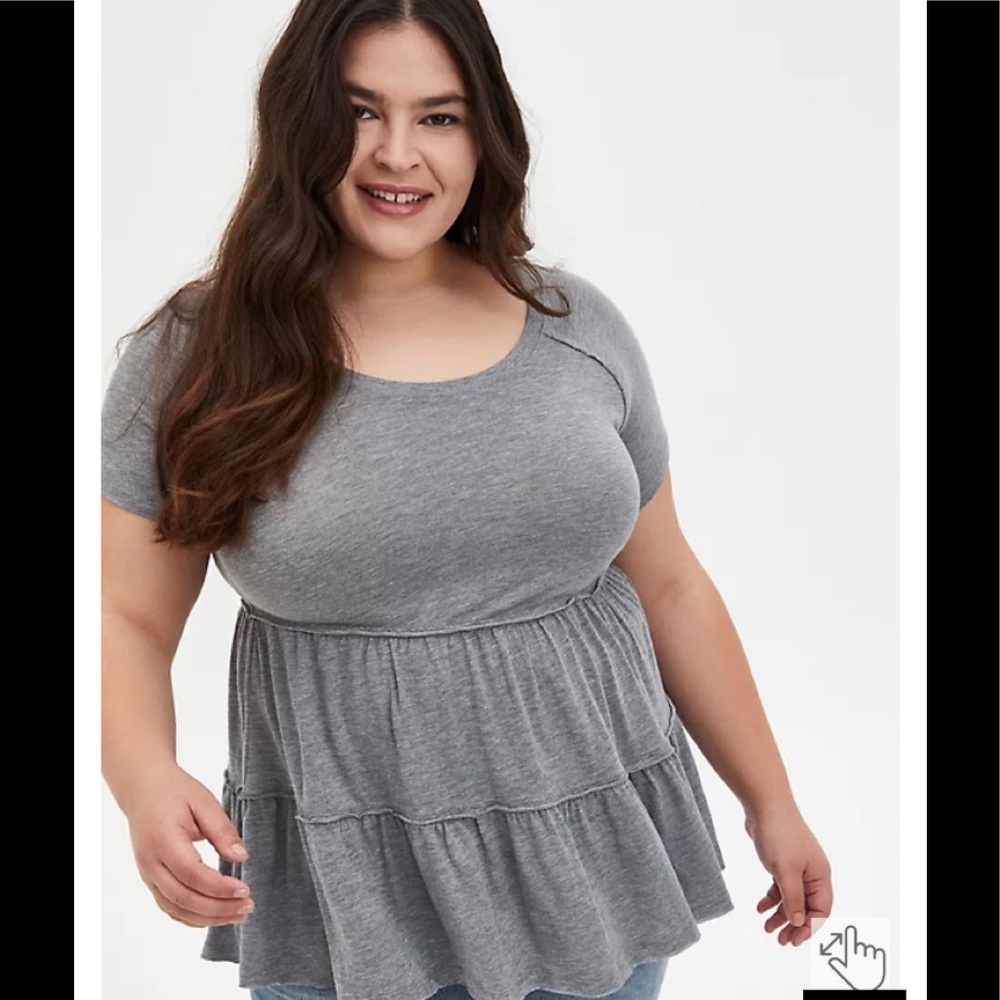 Awesome torrid babydoll top 4x